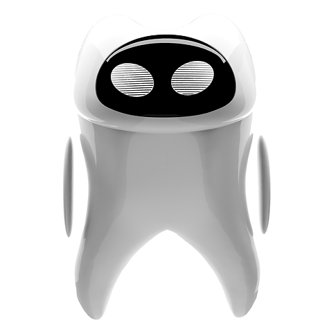 Panoramix mascot - A friendly tooth character in 3D